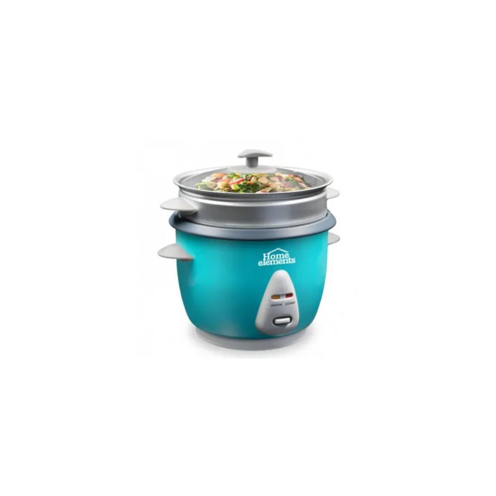OLLA ARROCERA HOME ELEMENTS CON VAPORERA AZUL TURQUEZA