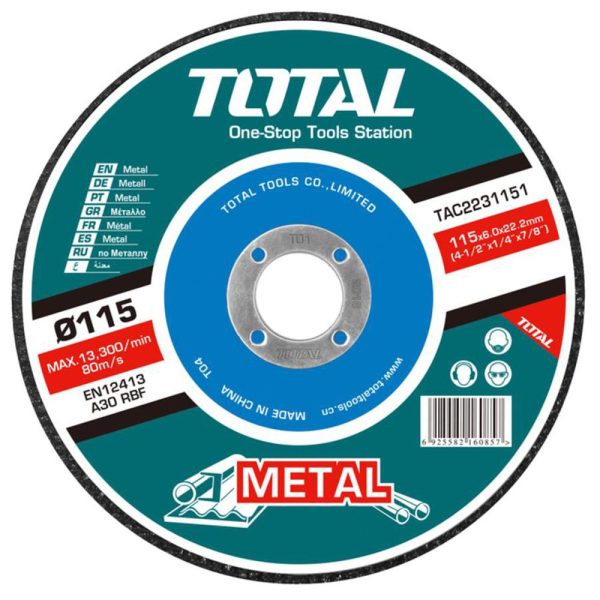 DISCO PULIR METAL 4 1/2 TOTAL (TAC2231151)