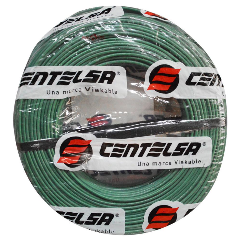 ALAMBRE RIGIDO CENTELSA 12 (VERDE) (PRECIO POR METRO)