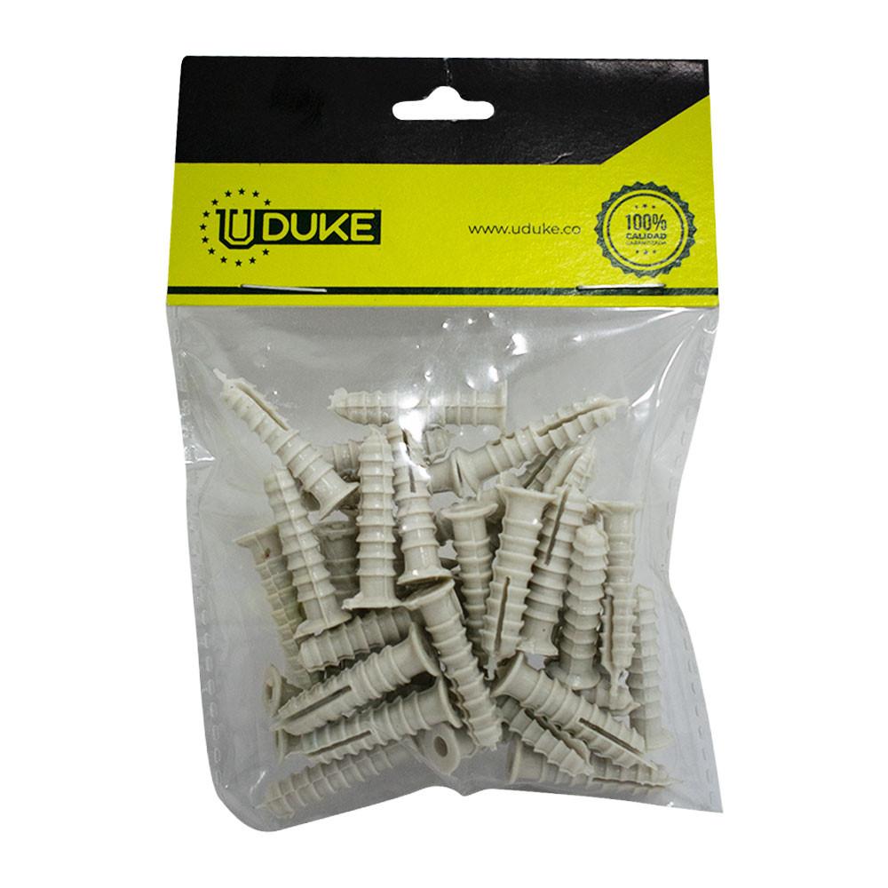 CHAZO 3/16 PLASTICO ESTRIADO PQT X 40 UDUKE