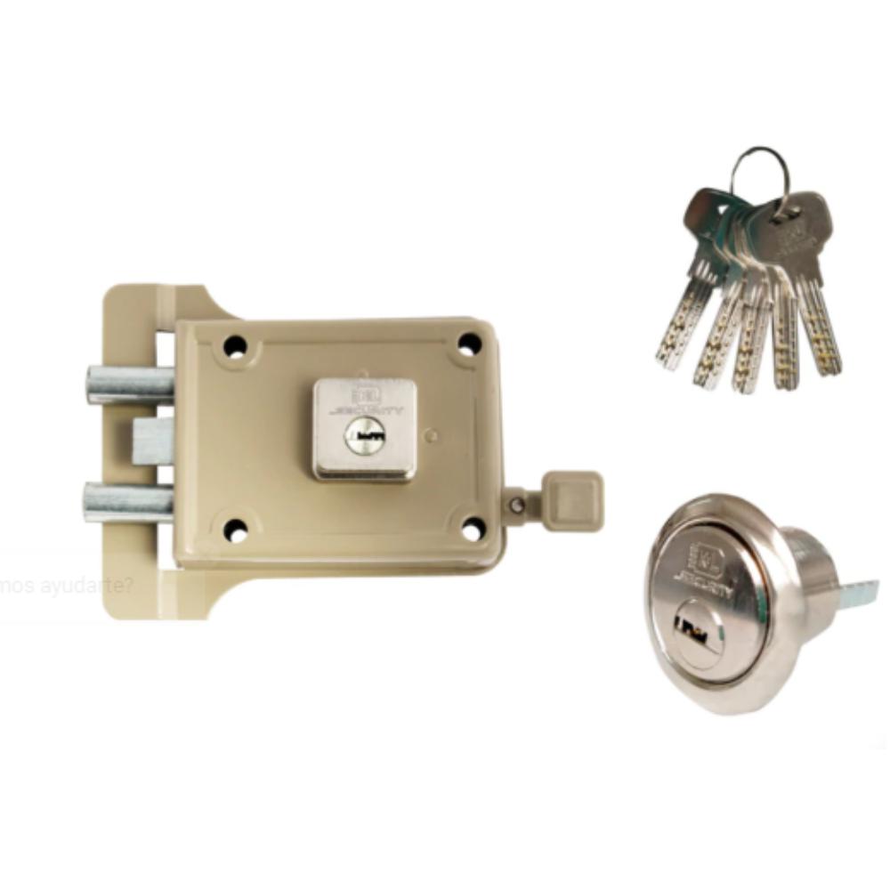 CERRADURA DE SOBREPONER DOBLE PASADOR DERECHA (1070D)