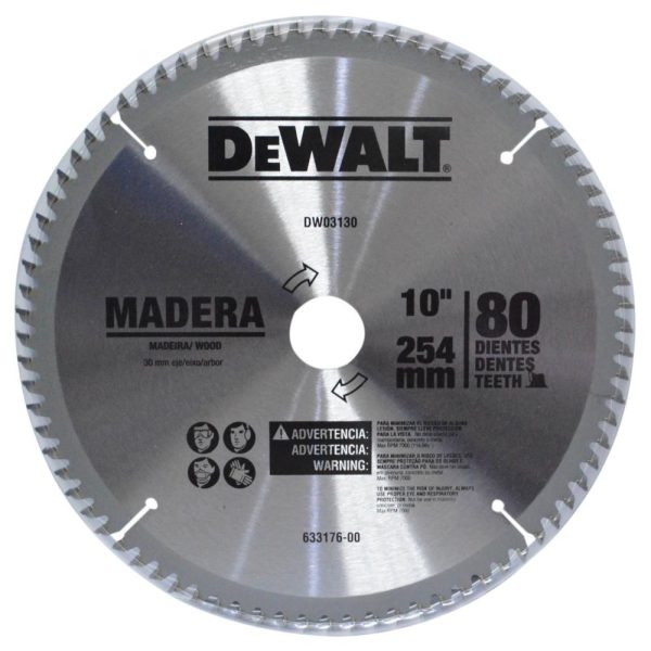 Disco Madera Dewalt 12 x 80 DT