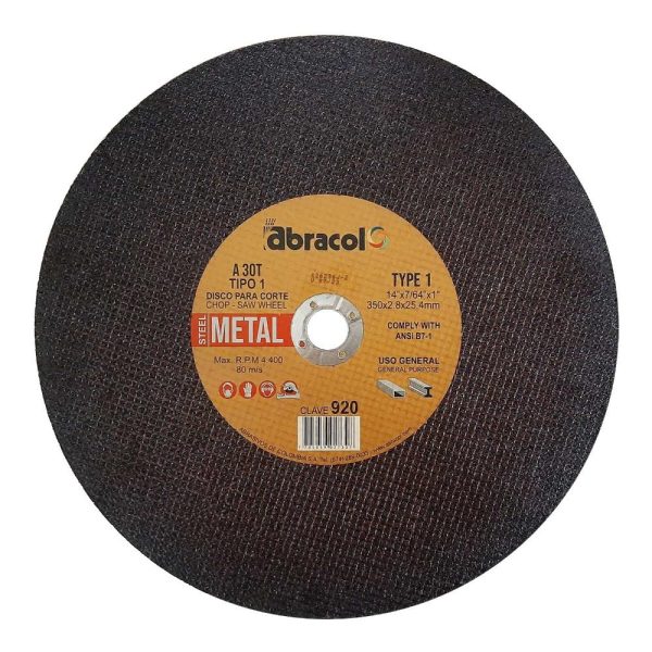 DISCO ABRACOL C/M 14 USO GENERAL (DT1 350X2.8X25.4MM)